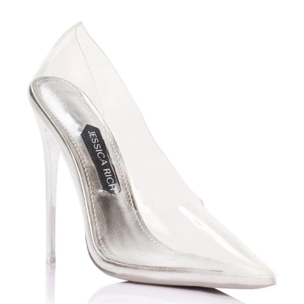 Jessica Rich Fancy Stiletto 120 MM Silver Size 39 BNWB